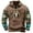 Khaki, variant on BiZtdJrK Western Aztec Sweatshirts for Men Tribal Ethnic Bull Skull Print Long Sleeve Hooded Sweatshirt Casual Vintage Clothing Green XXXL