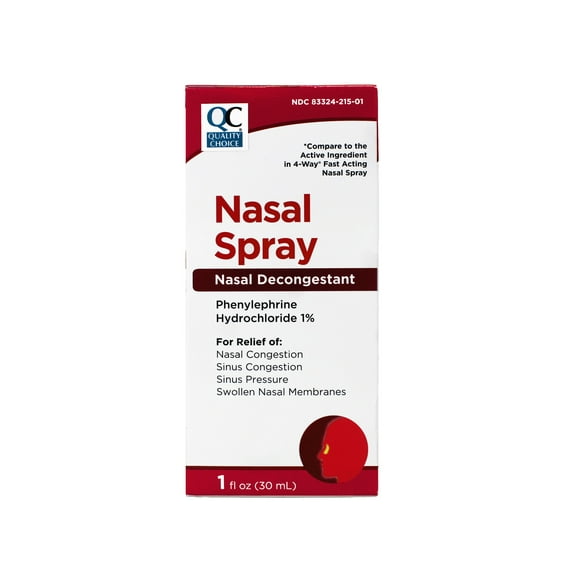 Quality Choice 4 Way Acting Nasal Spray 1oz Each