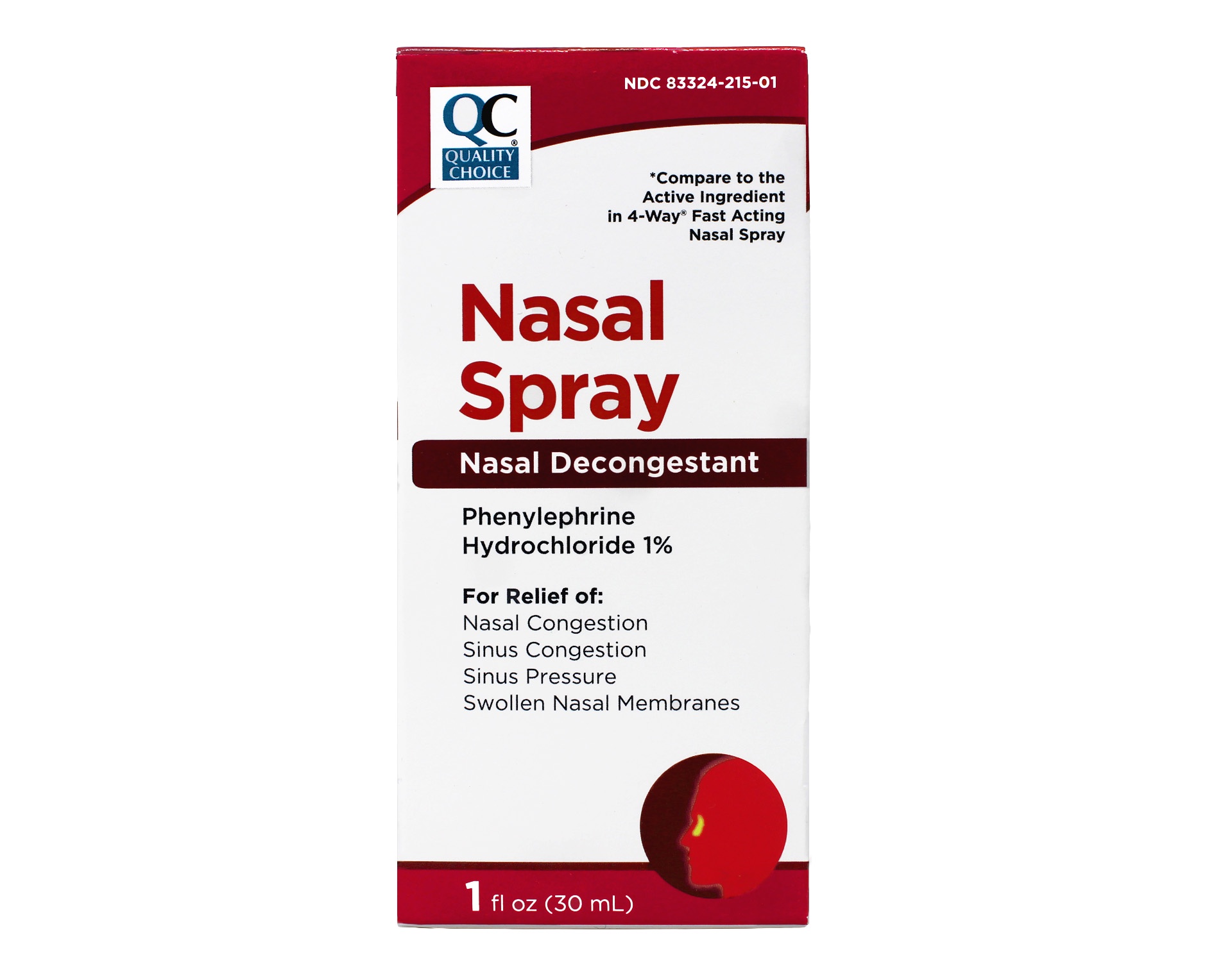 Quality Choice Saline Nasal Relief Moisturizing Spray 1.5 Oz