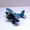 Blue, variant on Metal Airplane Model Decor Vintage Style Simulation Aircraft Ornament Living Room Shelf Decoration Home Decor Collectible