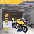 thumbnail image 5 of Ktaxon Motorcycle Lift Stand,1100 lbs Motorcycle Scissor Lift Jack, Steel Lift for Dirt Bikes, ATVs & Scooters, Blue, 5 of 7