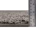 thumbnail image 5 of Unique Loom Comfort Solid Shag Collection Area Rug - Solace (7' Square Graphite Gray), 5 of 7