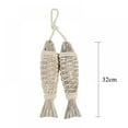 thumbnail image 2 of Wooden Fish Decor Hanging Wood Fish Decorations for Wall, Rustic Nautical Fish Decor Beach Theme Home Decoration Fish Sculpture Home Decor for Bathroom Bedroom Lake House Decoration, 2 of 6