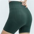 thumbnail image 2 of New summer arrivals Olyvenn Women Summer High Waist A-Line Skater Flaring Solid Mini Skirt Yoga Shorts for Women Trendy 2024 Army Green 4, 2 of 3