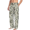 thumbnail image 6 of Naloa Skull with Cash Pajama Pants Men, PJ Bottoms, Sleep & Lounge Pants-, 6 of 6