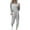Gray Pants for Women, variant on jtjvou Women Fall 2 Piece Lounge Outfit Long Sleeve Tops High Waisted Jogger Pants Set Spring Travel Clothes Tracksuit Green L
