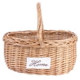 thumbnail image 3 of Hytrove Home Users Picnic Basket Willow Brown 2Set 12.18X9.43X6.29in, 3 of 8