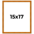 thumbnail image 2 of 15x17 Honey Brown Real Wood Picture Frame Width 0.75 inches | Interior Frame Depth 0.5 inches |, 2 of 8