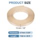 thumbnail image 2 of Bisel de Uxcell, cinta de chapa de madera prepegada flexible para bisel de contrachapado con adhesivo termofusible para restauración de muebles de roble blanco 1/2 pulgada x 25 pies, 2 of 7