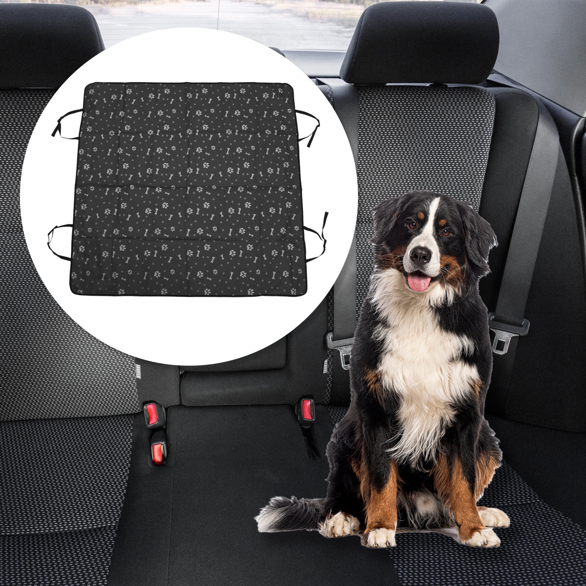Unique Bargains Durable Waterproof Car Seat Cover for Pets Black