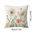 thumbnail image 3 of Nkmbld Soft Pillow Covers Watercolor Flower Throw Pillow Cases for Couch Farmhouses Decor Pillowcase for Living Room Bedroom Patio, 3 of 8