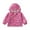 Hot Pink, variant on Toddler Rain Jacket Kids Windbreaker Hoodie with Pocket Kids Water-Resistant Light Rain Jacket Outwear Zip Up Lightweight Long Sleeve Cute Graphic Outwear Coat