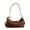 Brown, variant on New Hot Sale Dropshipping French Style Kakhi Women Armpit Shoulder Bag Thick First-class Nubuck Leather Female Crossbody Bag