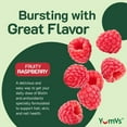 thumbnail image 4 of YUM-V’s Multivitamin Gummies for Teen with Biotin and Antioxidants for Healthy Hair, Skin & Nails, Raspberry Flavor, 60 Count, 4 of 9