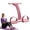 Pink, variant on Pedal Resistance Bands with Handles, 2026 Upgraded 8-Tube Elastic Pull Rope, Multifunction Foot Pedal Resistance Bands for Body Workout, Yoga, Stretching, Arm, Leg, Waist, Abdomen Home Gym