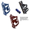 thumbnail image 2 of Bike Water Bottle Holder Cycling Cage Rack Cup Bracket Mount Stand Road Mountain Bikes Ultra Light Flask Cage Rack Shelf Accessory Blue, 2 of 8