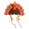 thumbnail image 2 of Plush Turkey Hat Funny Turkey Headwear For Thanksgiving Event Turkey Hat, Funny Turkey Silly Hat, Turkey Trot Hats, Thanksgiving Night Event, Dress-Up Party, Thanksgiving Decor, 2 of 6