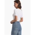 thumbnail image 2 of Long Sleeve Shirts for Women Basic Casual V Neck Tops Ribbed Slim Fitted Blouse, 2 of 6