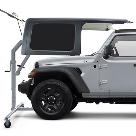Hardtop Removal Lift Cart Holder Movable fit for 2007-2026 Jeeps (JK & JL) 2&4-Door Jeeps 2021-2026 Ford Bronco 4 Door, 56-86 InchAdjustable Heights