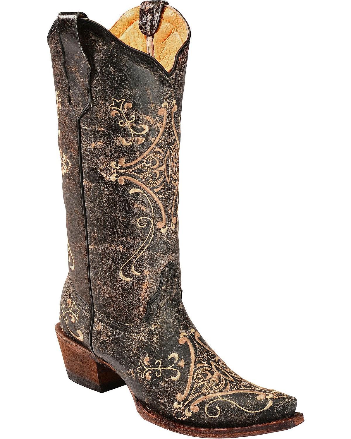 corral embroidered cowboy boot