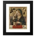 thumbnail image 2 of Carlo Crivelli 12x14 Black Modern Framed Museum Art Print Titled - Madonna and Child (C. 1490), 2 of 5