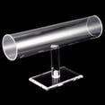thumbnail image 2 of 2X Bracelet/Bangle/Jewelry/Watch/Props Display Stand Holder T-Bar Rack, Transparent, 2 of 7