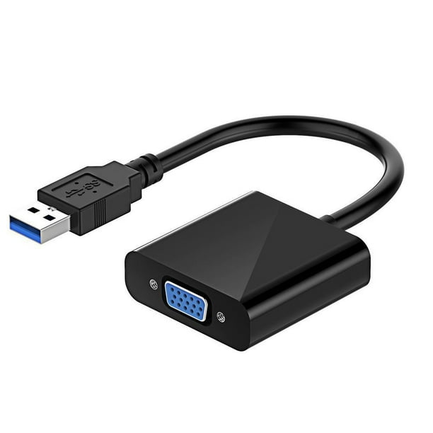 axGear Câble adaptateur USB 3.0 / 2.0 vers HDMI HDTV Convertisseur de carte  audio graphique externe 