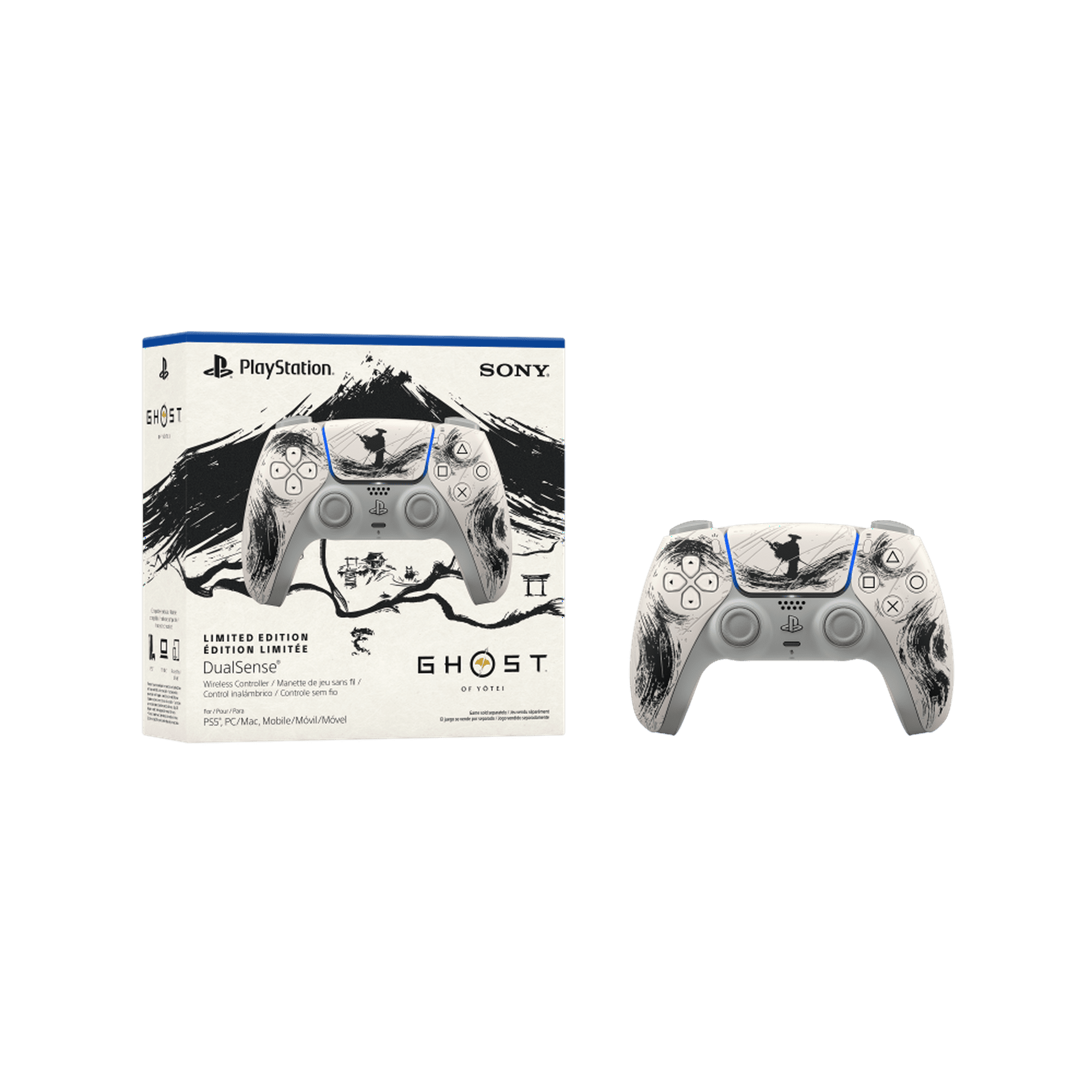 DualSense® Wireless Controller – Ghost of Yōtei™ Black Limited