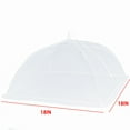 thumbnail image 3 of Christmas decorations Food Storage Storage Pack Removable and Washable Mesh Meal Cover Square Food Cover Folding Food Cover Dining Table Cover Breathable Fly Proof Cover Vegetable Cover Cover 18Inch, 3 of 9