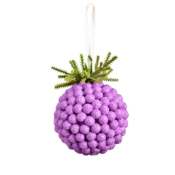 KOYPTL 16Pcs 2.36In Christmas Ball Ornaments Set for Tree,Shatterproof Clear Glittering Hanging Bulbs Pendants for Christmas Tree Porch Yard Holiday Decorations for Xmas Birthday Home Party Supplies