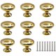 thumbnail image 1 of Juego de 8 tiradores de cajones Tiradores de muebles Tiradores de puertas Tiradores de puertas dorados Tiradores de armarios de metal con tornillos Puertas de armarios de cocina (25 mm * 30 mm), 1 of 5