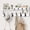 White, variant on Coat Rack Wall Mount with Shelf, 27.5" Entryway Wall Hanging Shelf, Coat and Key Hanger with 10 Dual Hooks, Mail Organizer and Key Holder Hat Rack for Wall, Wood Coat Hooks with Storage