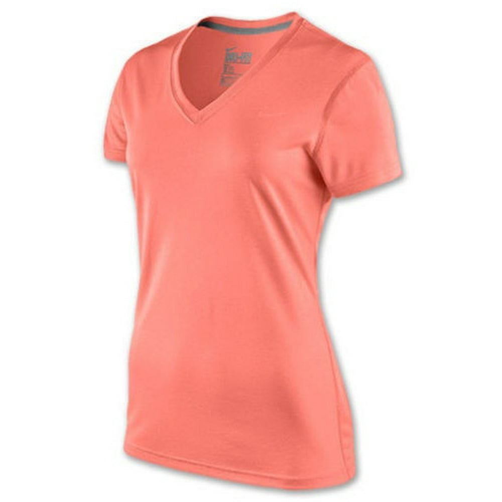 Nike Nike Legend 2.0 Dri Fit V Neck Women's Pink TShirt Size M