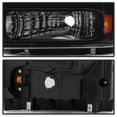 thumbnail image 4 of Xtune Ford F250 F350 F450 Superduty Excursion 99-04 Headlights Black HD-JH-FF25099-HA-BK, 4 of 6