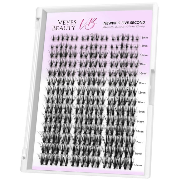 Extensiones de pestañas VEYESBEAUTY Lash Clusters Wispy 8-16 mm