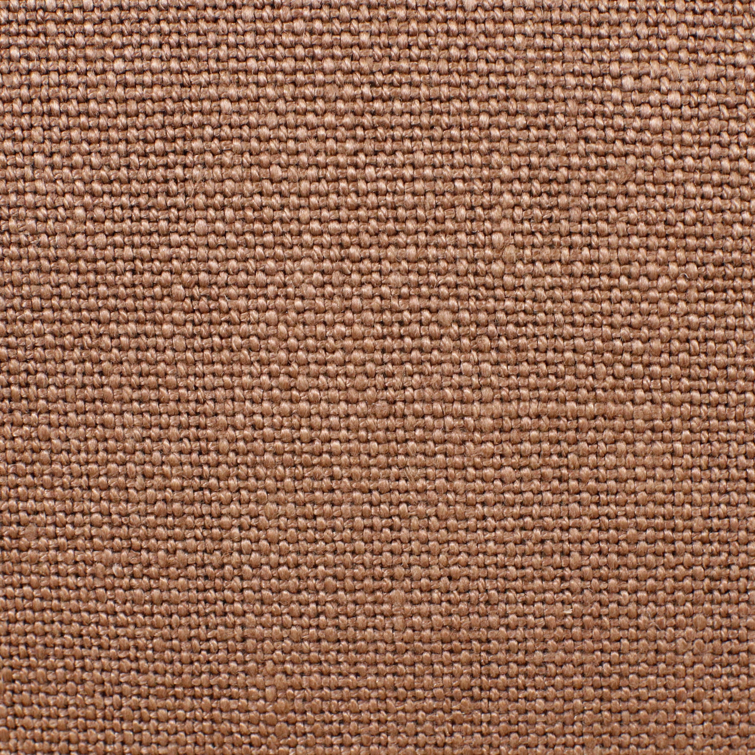 Ox Bay Euro Hand-Woven Brown Solid Linen Throw Pillow, 20" x 20"