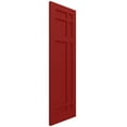 thumbnail image 2 of Ekena Millwork 15"W x 29"H True Fit PVC San Juan Capistrano Mission Style Fixed Mount Shutters, Fire Red (Per Pair - Hardware Not Included), 2 of 9