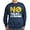 Navy, variant on CafePress - No War In Ukraine Sweatshirt (Dark) - Classic Crew Neck Sweatshirt