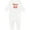 AA-White, variant on Christmas Santa's Cutest Elf Baby Romper Coveralls