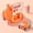 Orange, variant on Orange Cute Orange Animal Catapult Car Toy For Kids Mini Inertia Friction Powered Vehicle Parent Child Play