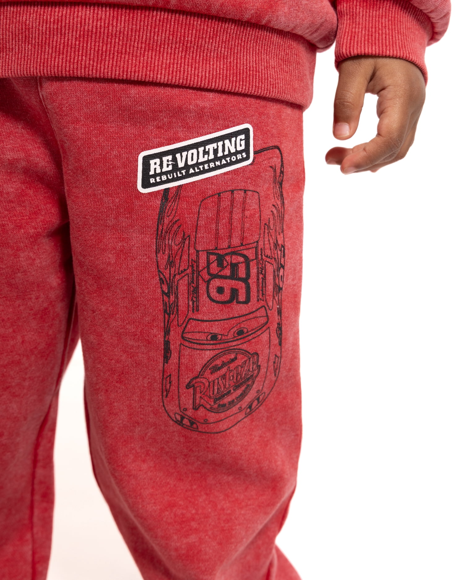 Pixar Cars Toddler Boys Quarter Zip Pullover and Pants Set, 2-Piece, Sizes 12M-5T