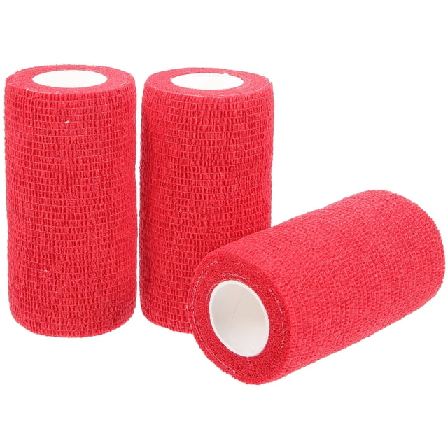 PAMINGONO Badminton Racket Tapes 3 Rolls for Hockey Stick with Buffering and Slip Prevention 10X4.9In