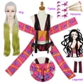 thumbnail image 2 of Disfraz de Cosplay de Daki Seaon 2, horquillas para el pelo, peluca con tatuaje, disfraz de Anime, Upper Moon 6, vestido de kimono sexy, traje de fiesta para mujer, 2 of 5