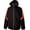 Black/Orange, variant on Holloway Sportswear XL Charger Jacket Royal/White 229059