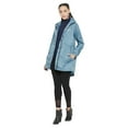 thumbnail image 5 of Equine Couture Element Rain Jacket - Stone Blue - S, 5 of 6