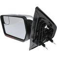 thumbnail image 2 of F-150 11-14 MIRROR LH, Non-Towing, Power, Non-Folding, Heated, Chrome, w/ Blind Spot Glass, Memory, and Signal Light, No Puddle Light, (Exc. SVT Raptor Model), 2 of 6