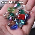 thumbnail image 3 of U8MO 20pcs 15x10mm Teardrop Faceted Crystal Glass Losse Beads Bulk Wholesale Lot-165# Lt Champagne, 3 of 5