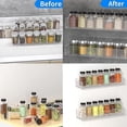 thumbnail image 4 of SHIQI-4 Pack Spice Rack Organizer for Cupboard with Spices Drawer Jars Racks of Space-Saving Pantry Over The Door Shelf Plate Kitchen Cabinet Wall Mount (4), 4 of 4