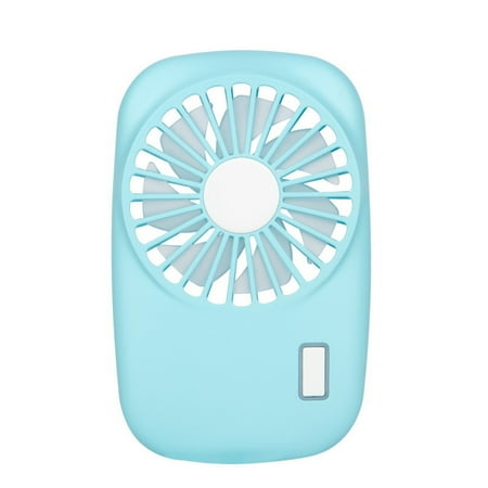 

Tangnade the fan Protable Handheld Fan USB Mini Electric Fan Pocket Fan 2-Speed Wind Adjustable Blue