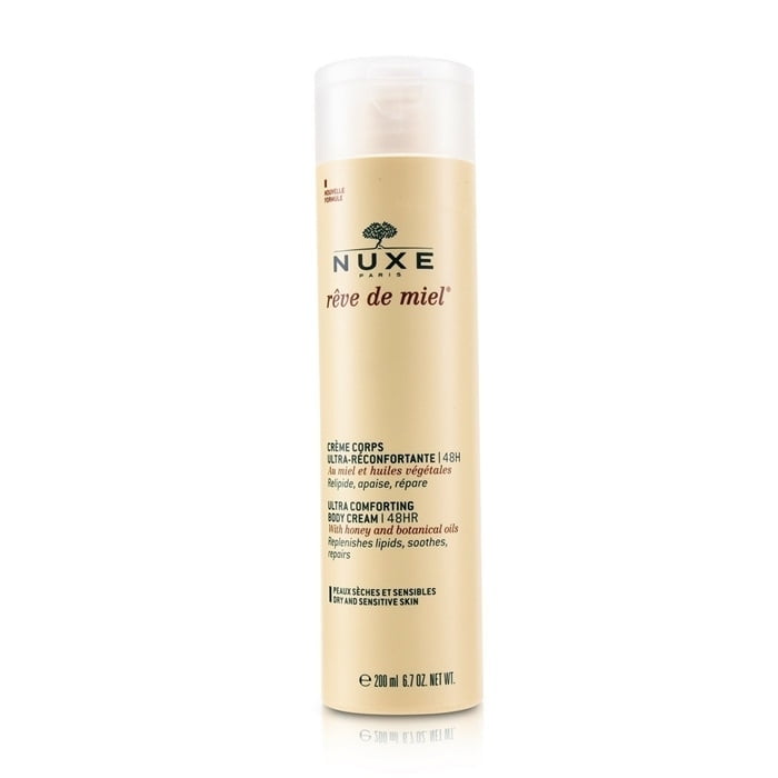Milepæl uvidenhed Pludselig nedstigning Nuxe Reve De Miel Ultra Comfortable Body Cream (Dry & Sensitive Skin)  200ml/6.7oz - Walmart.com